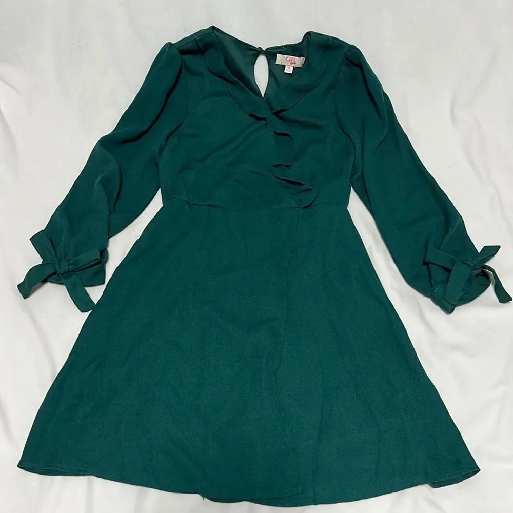 GIANNI BINI girls || Green Dress size M